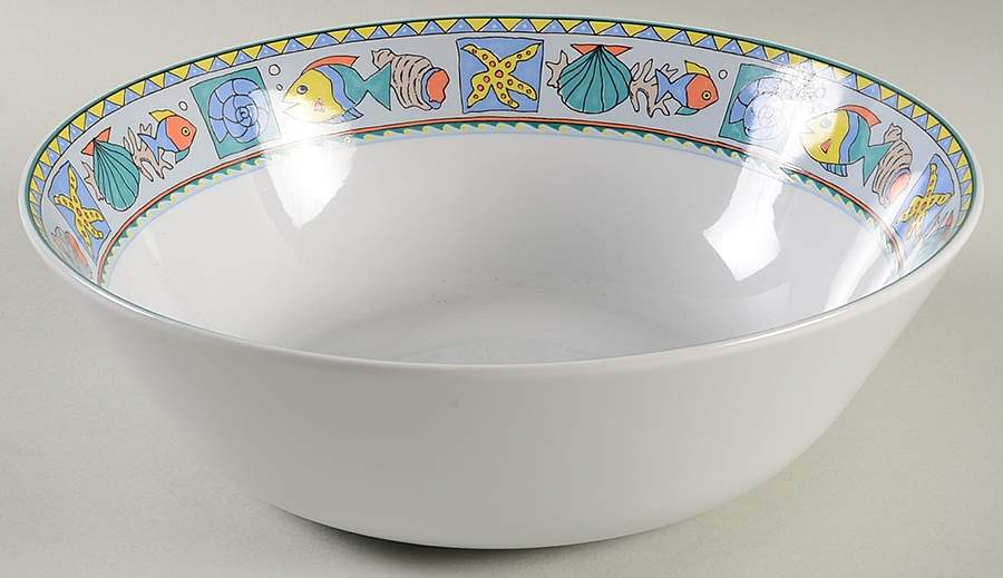 Beach Party 9" Round Vegetable Bowl by Studio Nova-1