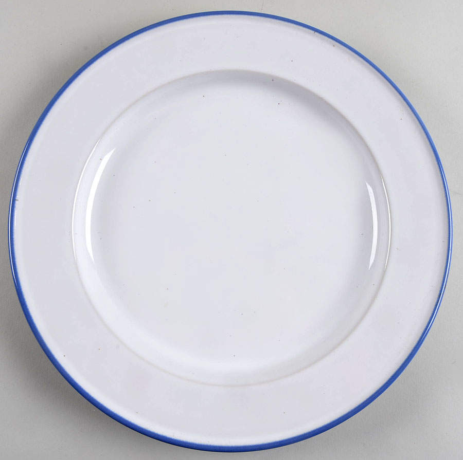 Blue Linen 12" Chop Plate (Round Platter) by Studio Nova-1