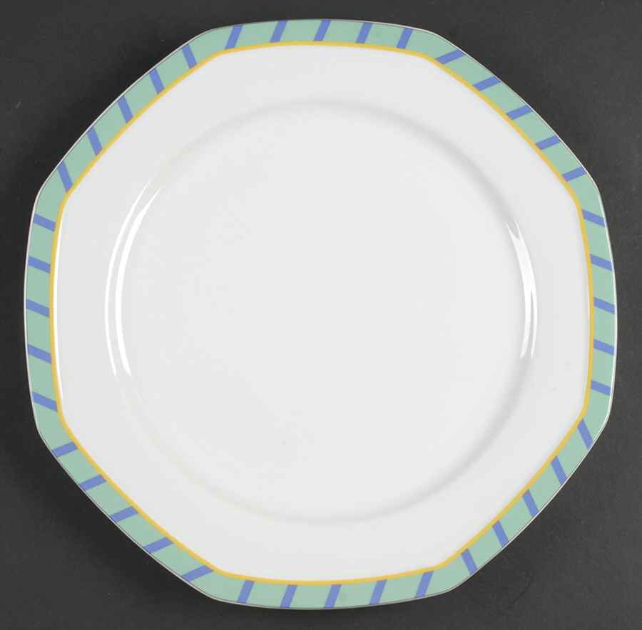 Blue Lights 11" Chop Plate (Round Platter) by Studio Nova-1