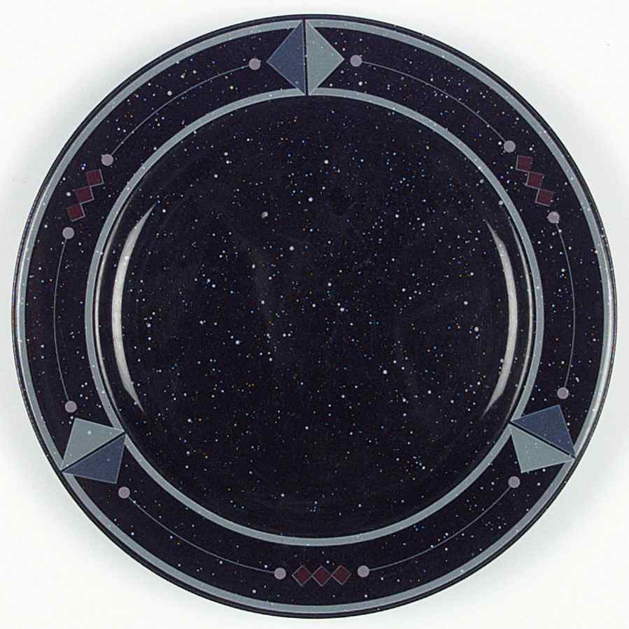 Black Marble Dinner Plate by Studio Nova-1