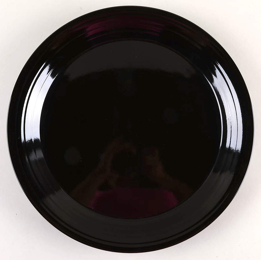 Black Magic 12" Chop Plate (Round Platter) by Studio Nova-1