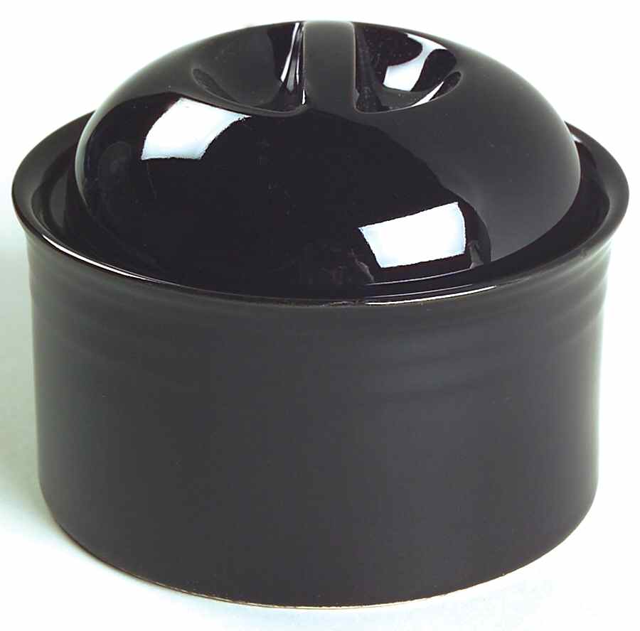 Black Magic Sugar Bowl & Lid by Studio Nova-1