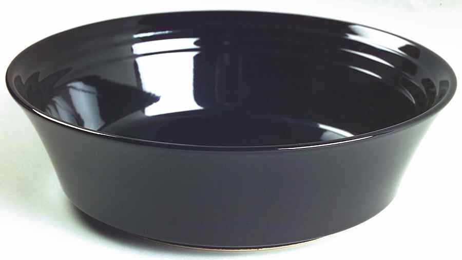 Black Magic 9" Round Vegetable Bowl by Studio Nova-1