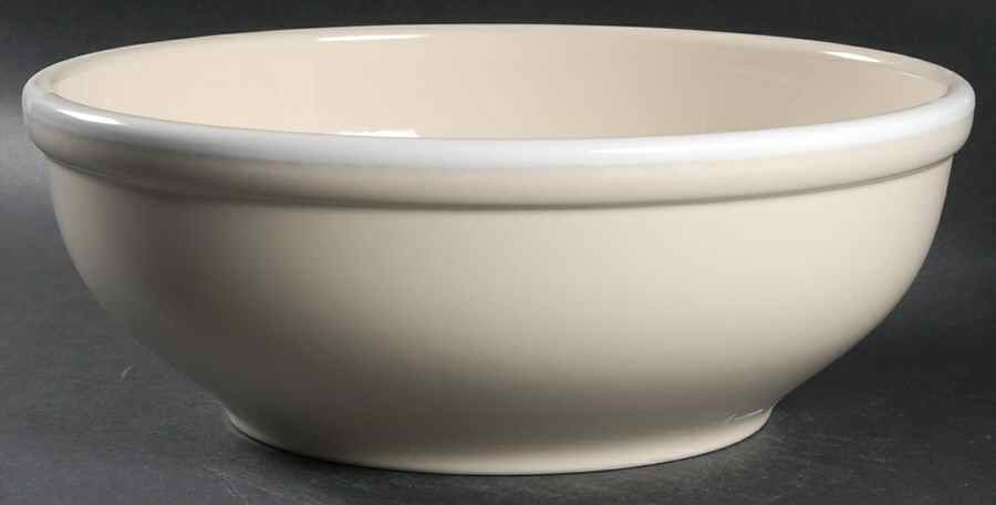 Cafe Au Lait 11" Large Salad Serving Bowl by Studio Nova-1