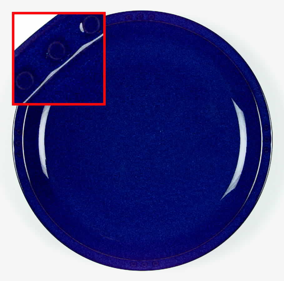 Caribbean Blue Dinner Plate by Studio Nova-1