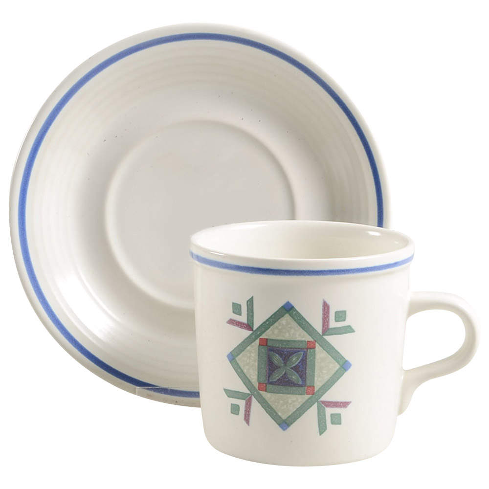 Catskills Flat Cup & Saucer Set by Studio Nova-1