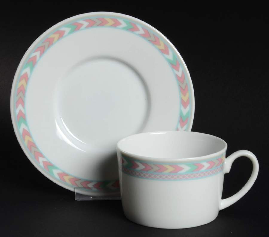 Cheyenne Flat Cup & Saucer Set by Studio Nova-1