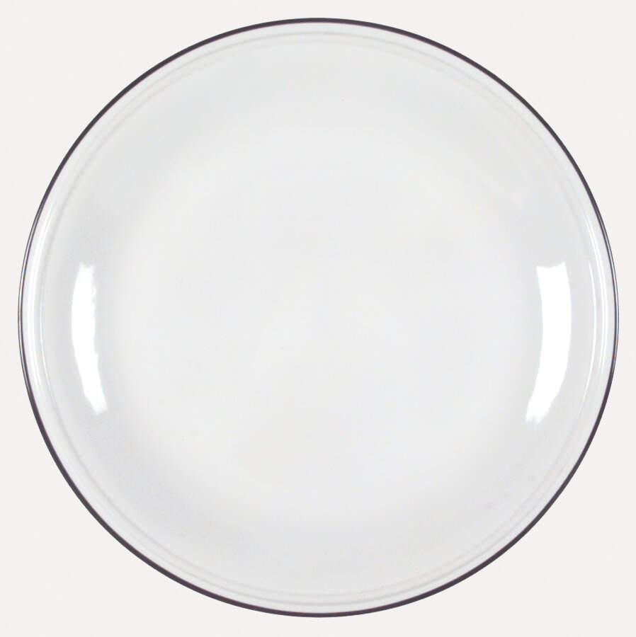 Chromatics Black Dinner Plate by Studio Nova-1