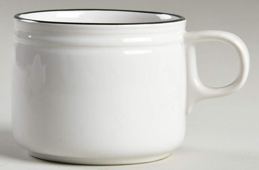 Chromatics Black Flat Cup by Studio Nova-1