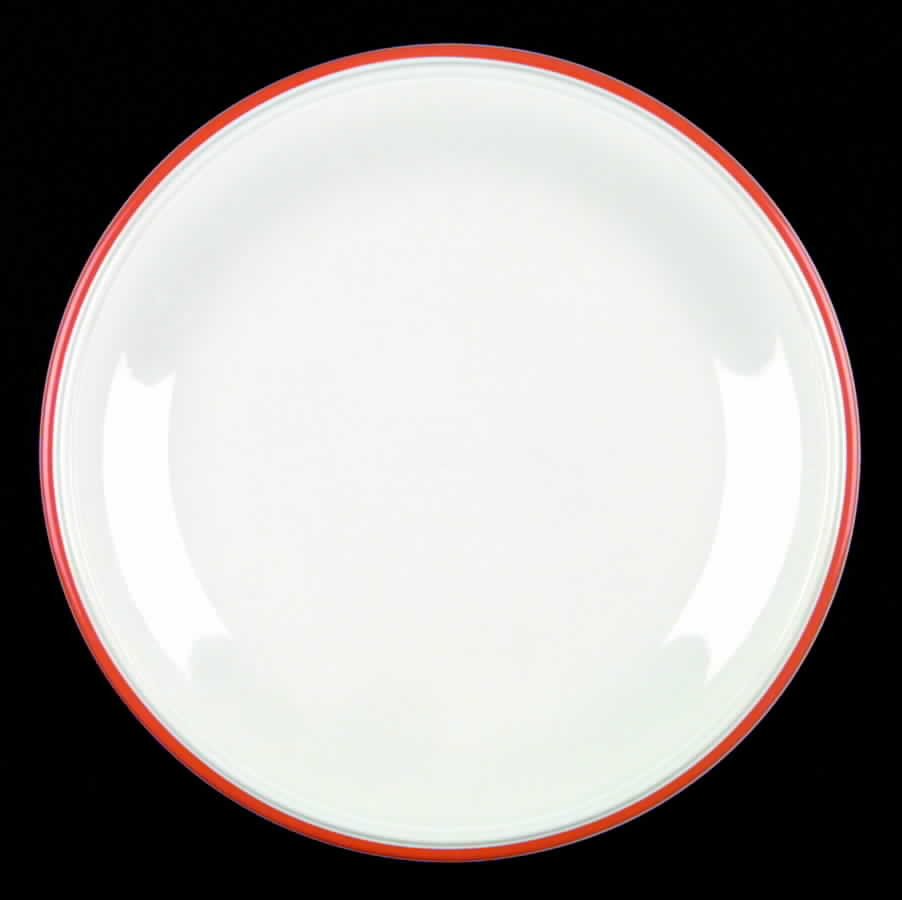 Chromatics Red Dinner Plate by Studio Nova-1