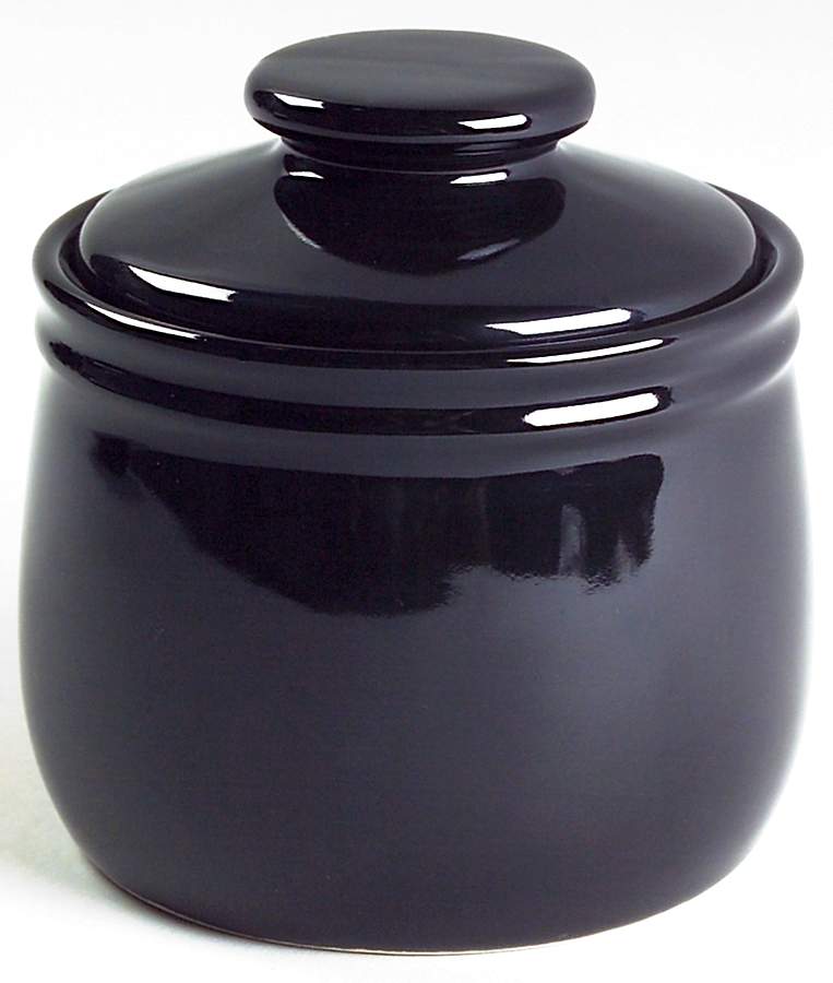 Classic Ebony Sugar Bowl & Lid by Studio Nova-1