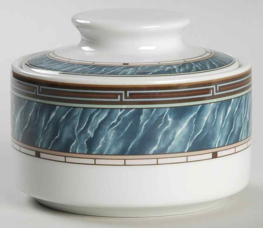 Classic Jade Sugar Bowl & Lid by Studio Nova-1