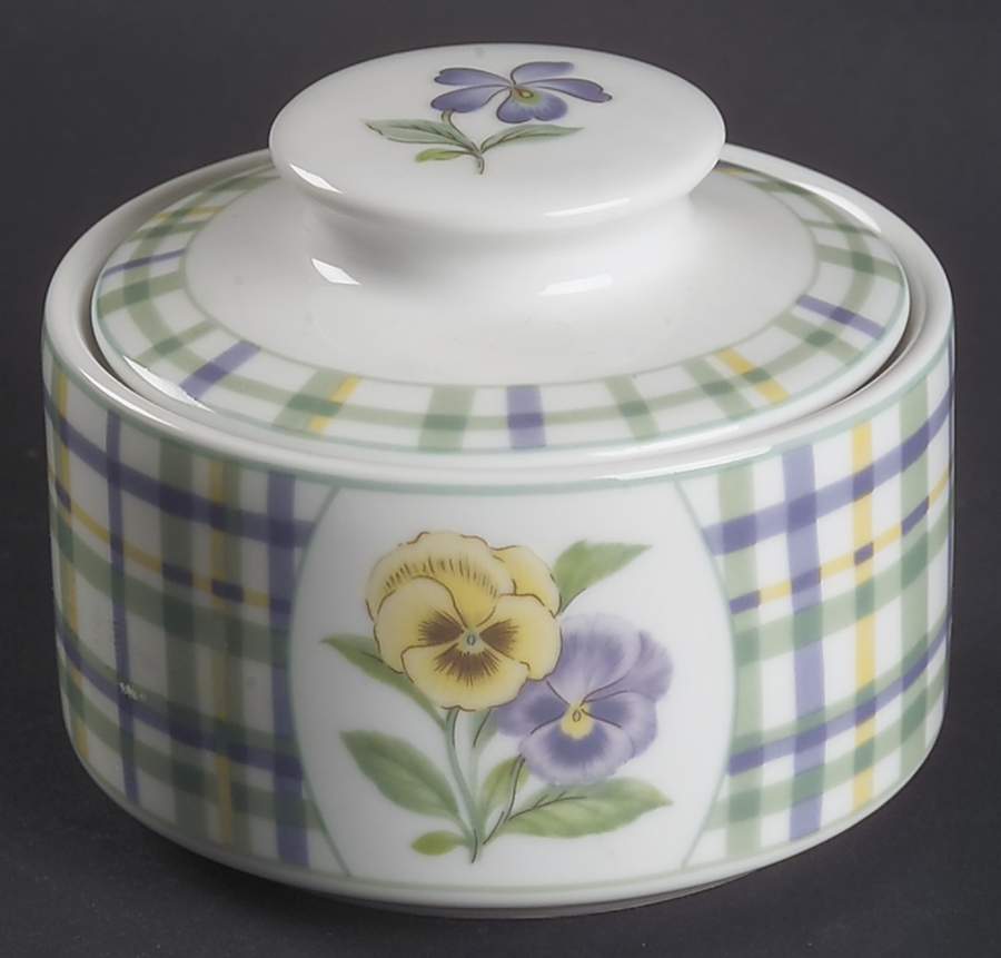Country Blossom Sugar Bowl & Lid by Studio Nova-1