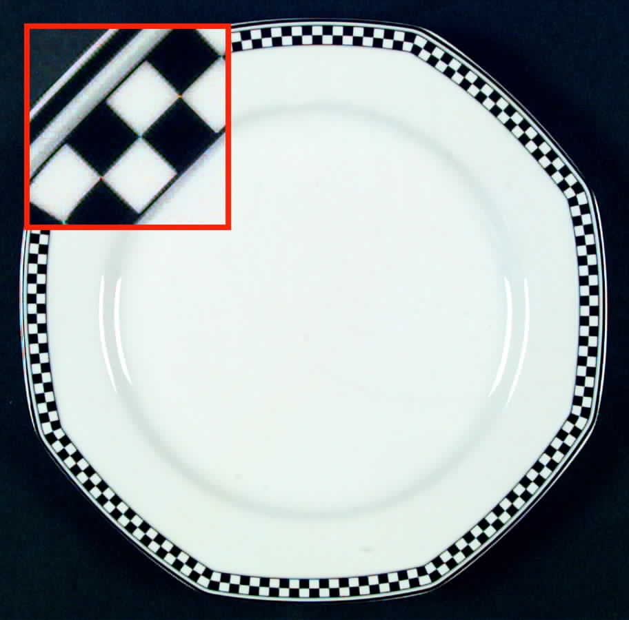 Country Cafe Black Dinner Plate by Studio Nova-1