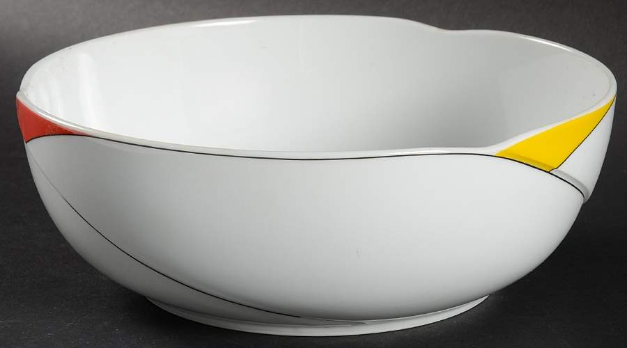 Cortina Corners 8" Round Vegetable Bowl by Studio Nova-1