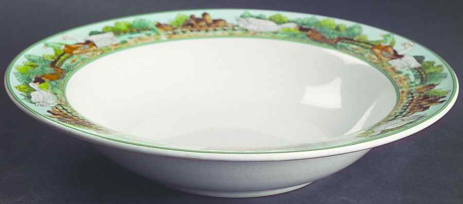 Country Inn Rim Soup Bowl by Studio Nova-1