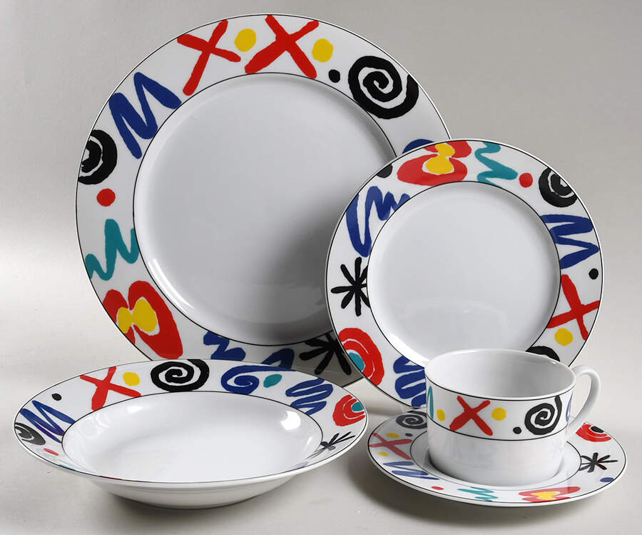 Color Mural 5 Piece Place Setting by Studio Nova-1