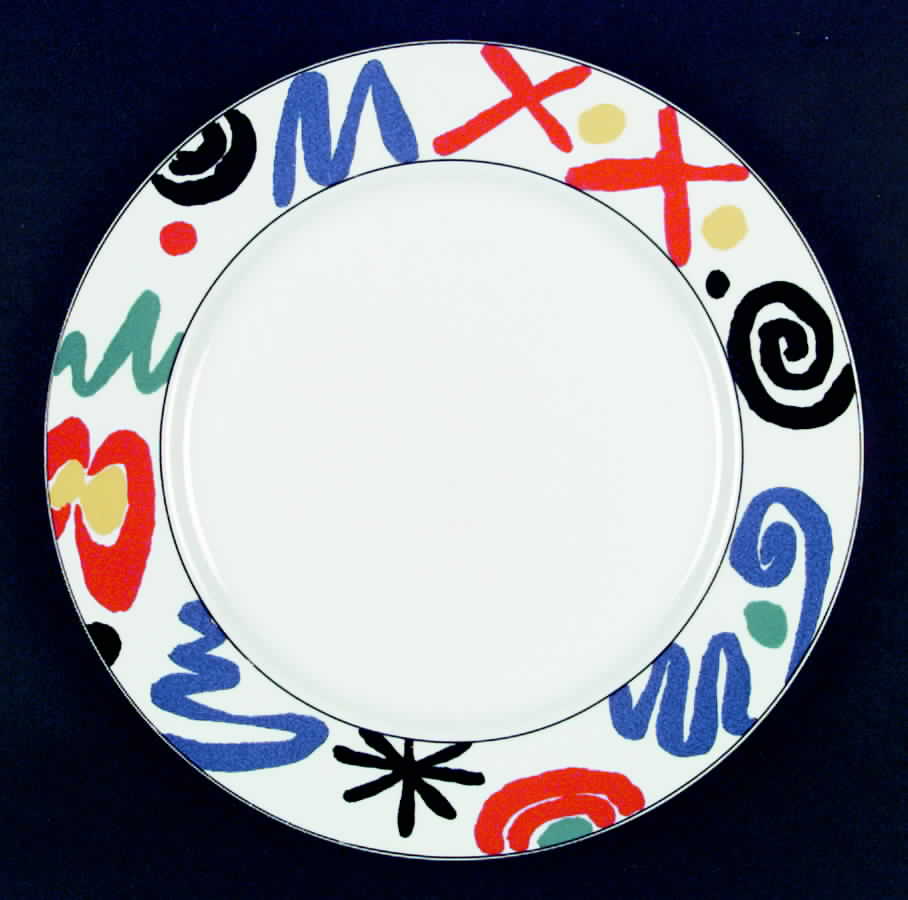 Color Mural Dinner Plate by Studio Nova-1