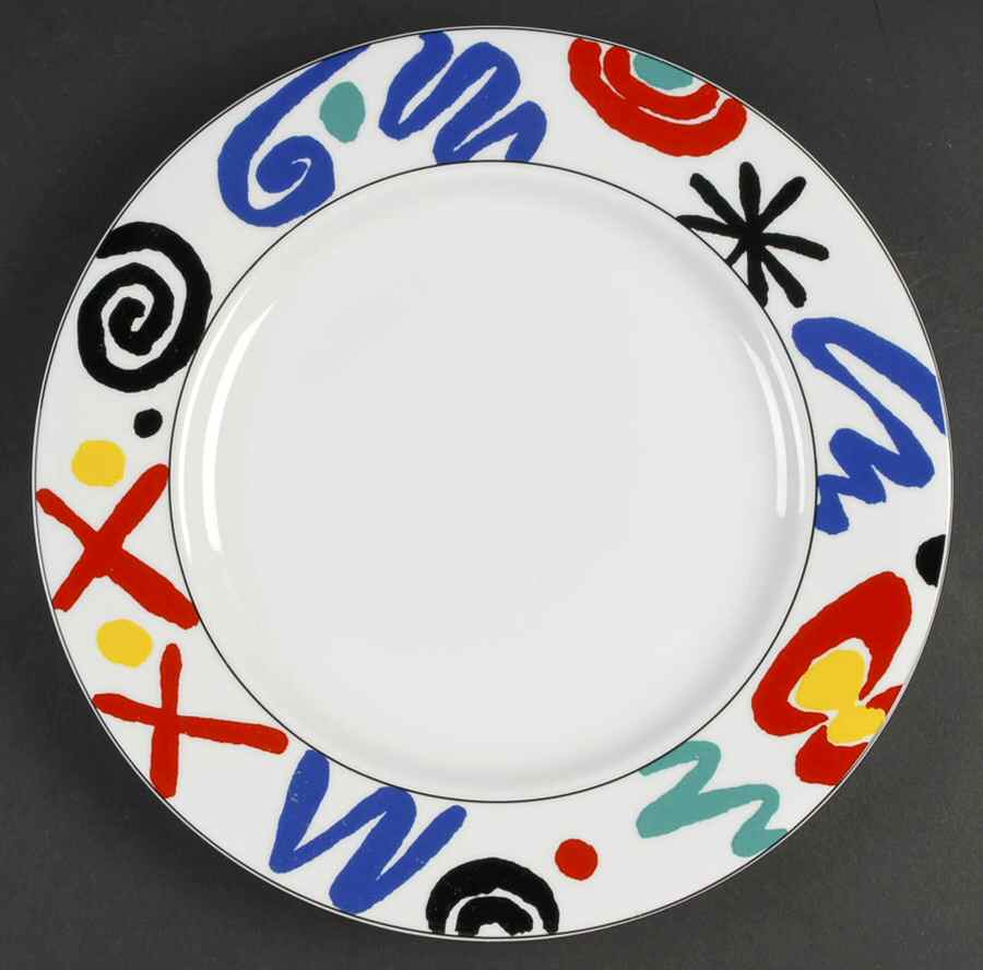 Color Mural 12" Chop Plate (Round Platter) by Studio Nova-1