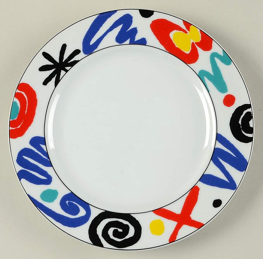 Color Mural Salad Plate by Studio Nova-1