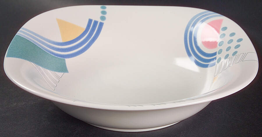 Color Rhapsody 9" Round Vegetable Bowl by Studio Nova-1