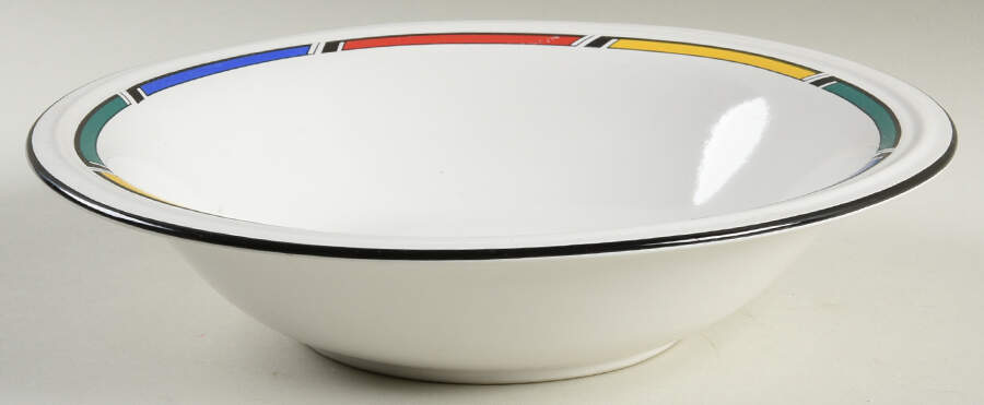 Color Rings 9" Round Vegetable Bowl by Studio Nova-1