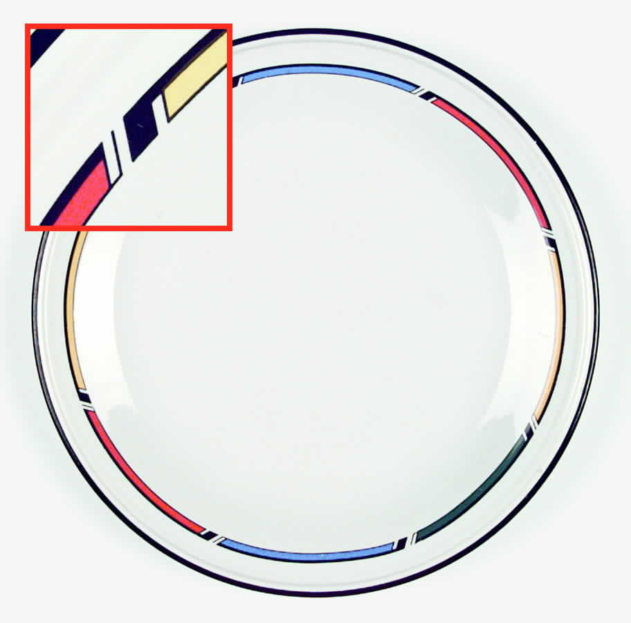 Color Rings Dinner Plate by Studio Nova-1