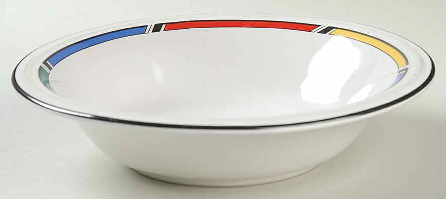 Color Rings Coupe Soup Bowl by Studio Nova-1