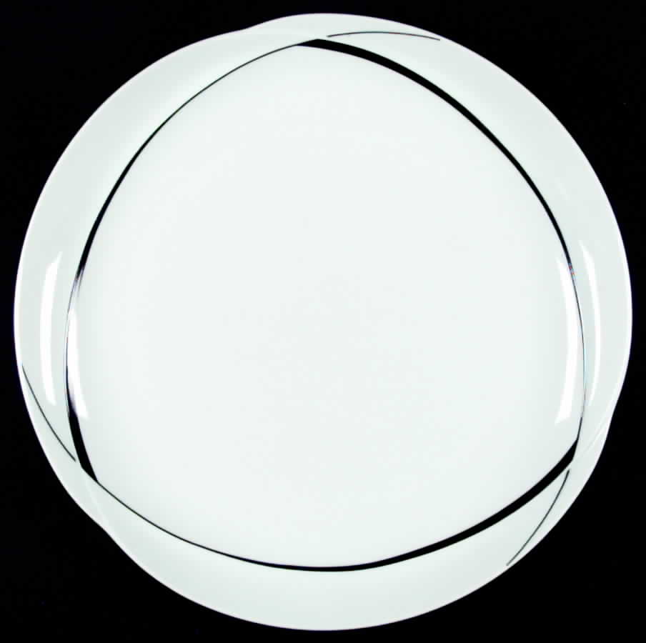 Cortina Black Dinner Plate by Studio Nova-1