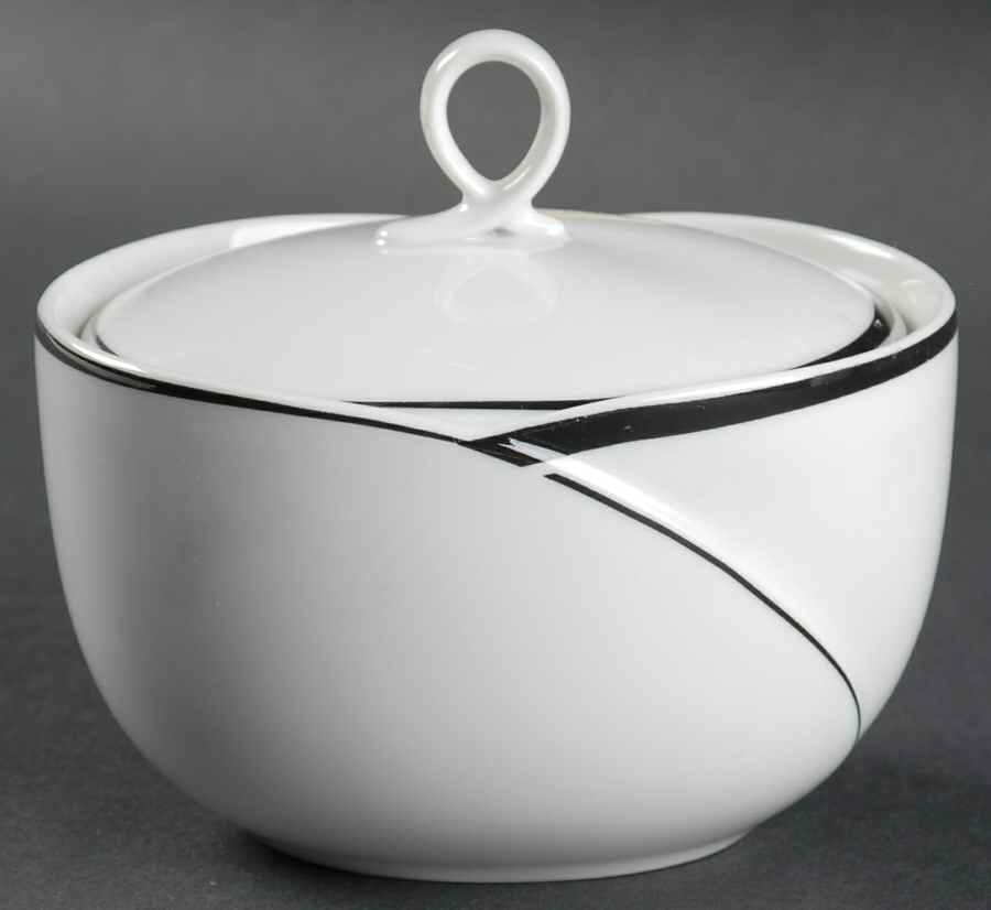 Cortina Black Sugar Bowl & Lid by Studio Nova-1