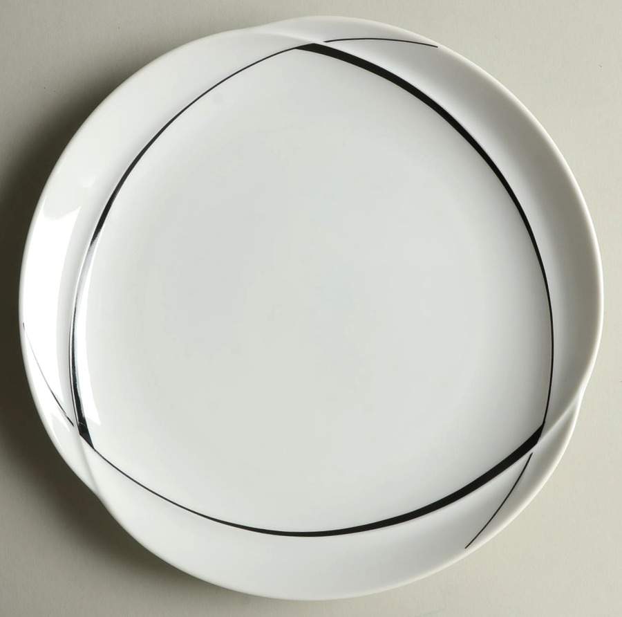 Cortina Black Salad Plate by Studio Nova-1