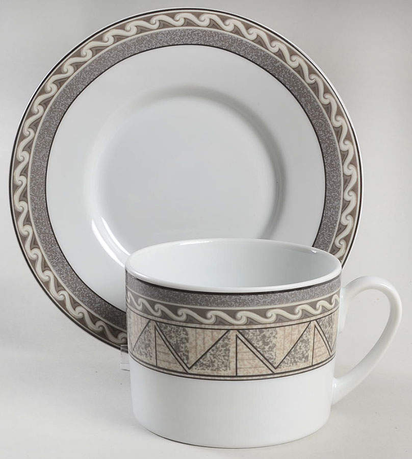Courtyard Flat Cup & Saucer Set by Studio Nova-1
