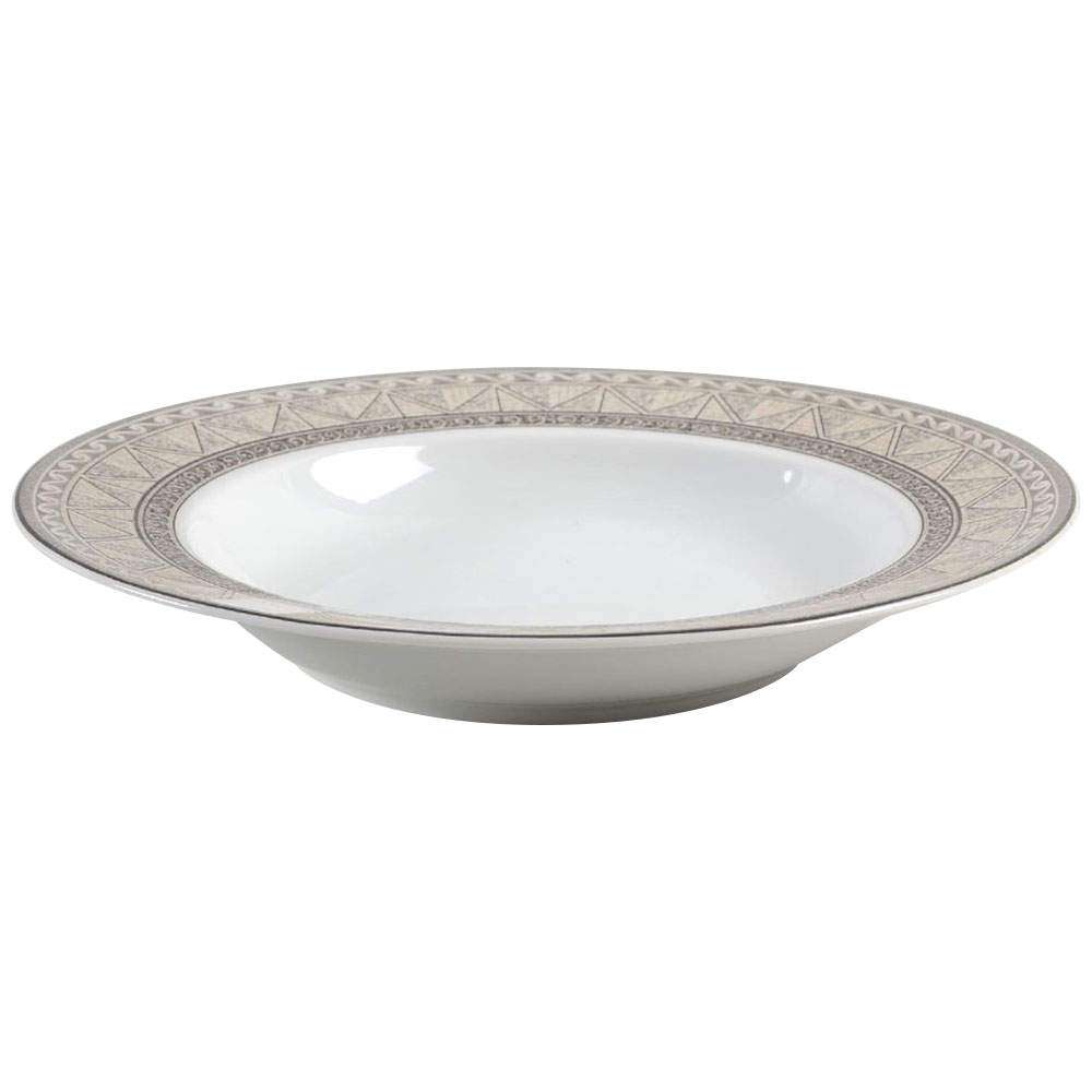 Courtyard Large Rim Soup Bowl by Studio Nova-1