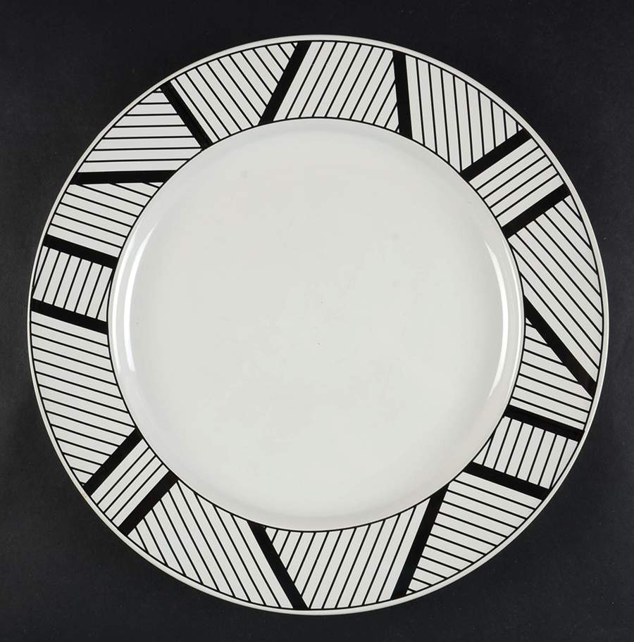 Cross Currents 12" Chop Plate (Round Platter) by Studio Nova-1