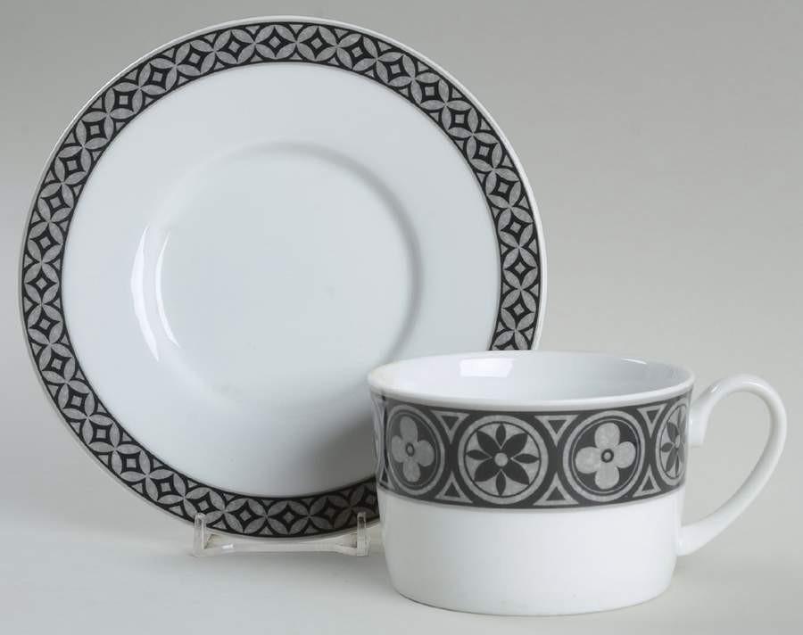 Crossings Flat Cup & Saucer Set by Studio Nova-1
