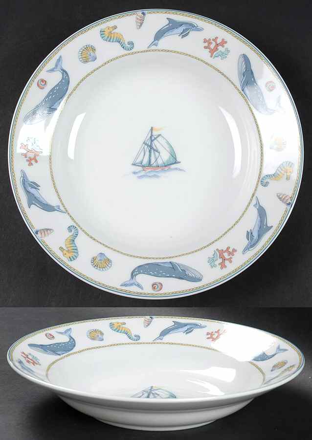 Deep Sea Rim Soup Bowl by Studio Nova-1