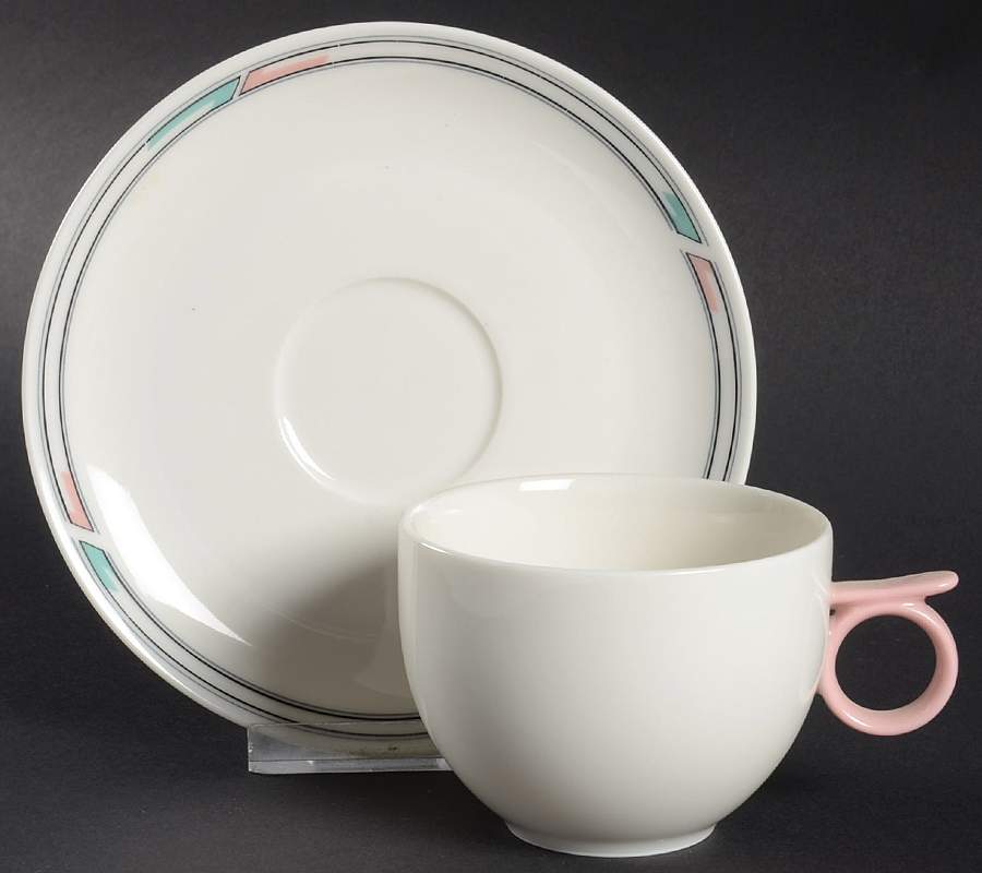 Encore Flat Cup & Saucer Set by Studio Nova-1