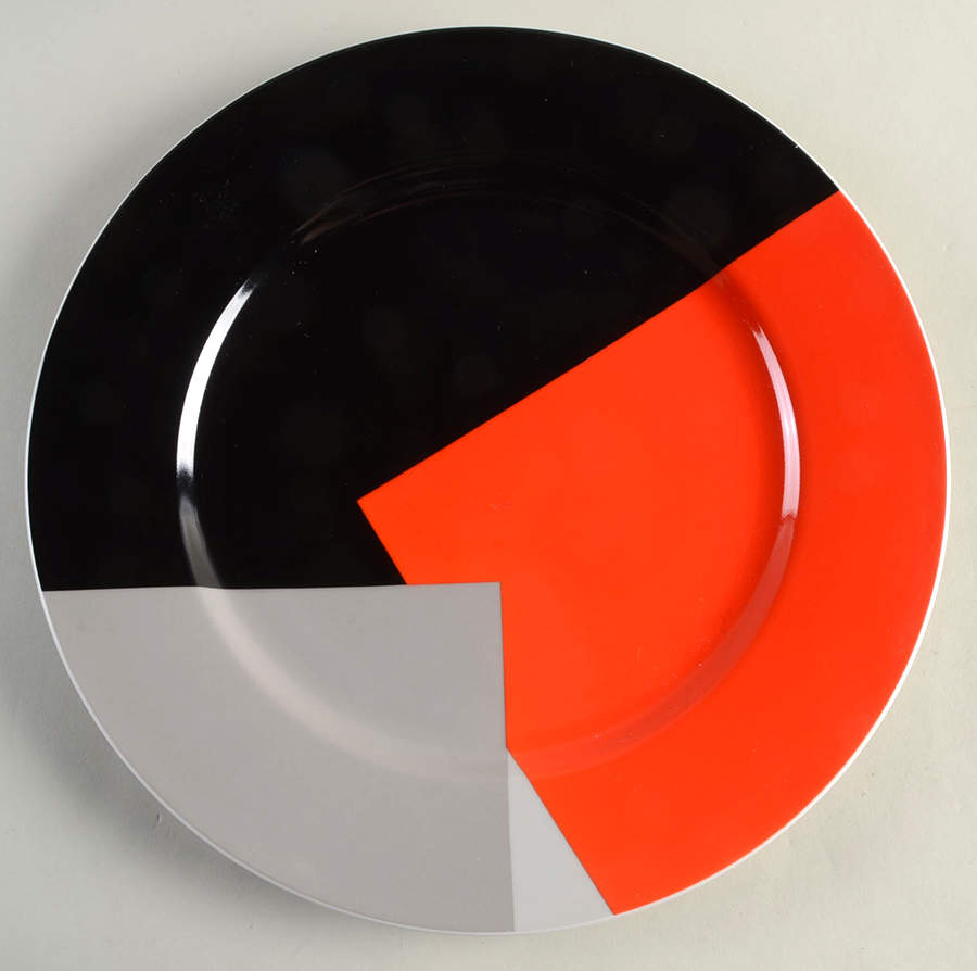 Fashion Red 12" Chop Plate (Round Platter) by Studio Nova-1