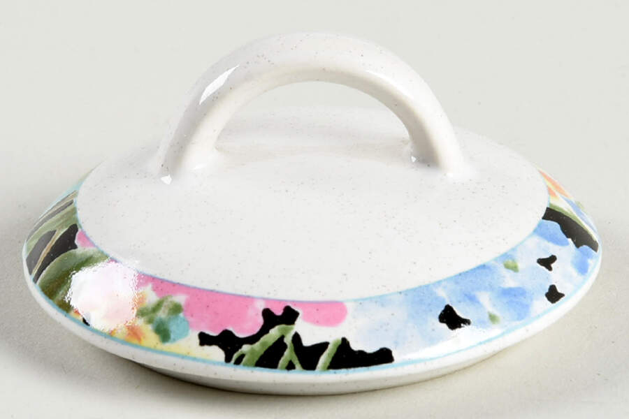 Floral Image Lid for Sugar Bowl by Studio Nova-1