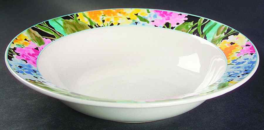 Floral Image 9" Round Vegetable Bowl by Studio Nova-1