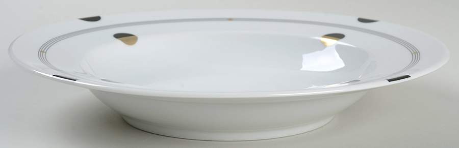 Footlights Large Rim Soup Bowl by Studio Nova-1