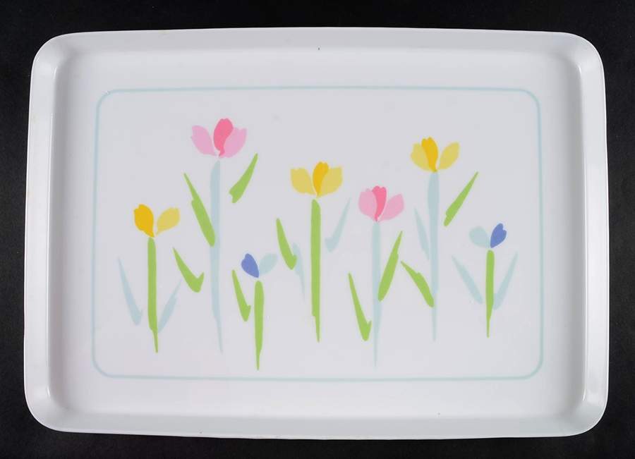 Fresh Mint (Made In Thailand) Plastic Serving Tray 17" by Studio Nova-1