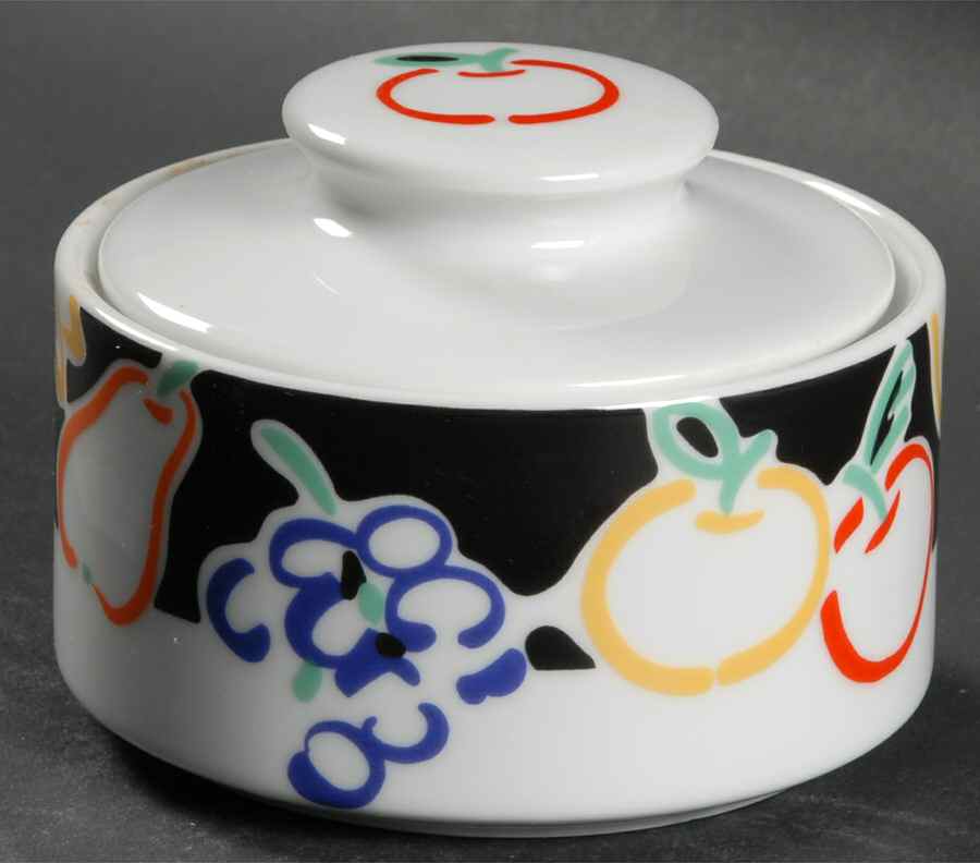 Fruit Punch Sugar Bowl & Lid by Studio Nova-1