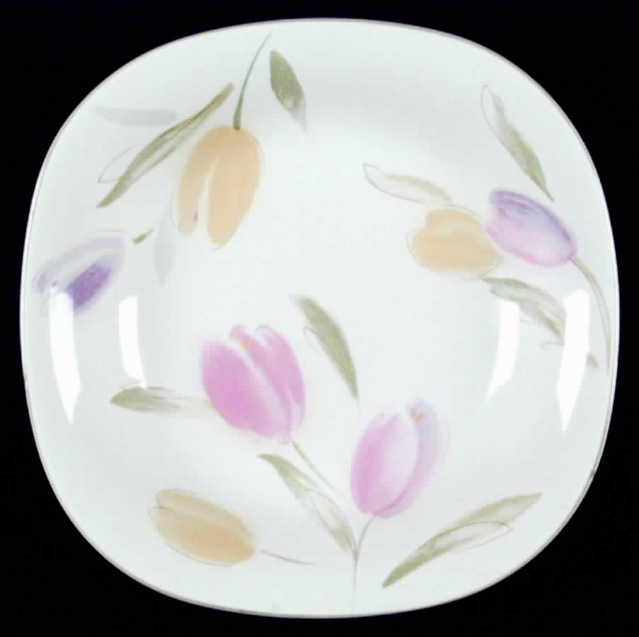 French Tulips Coupe Soup Bowl by Studio Nova-1