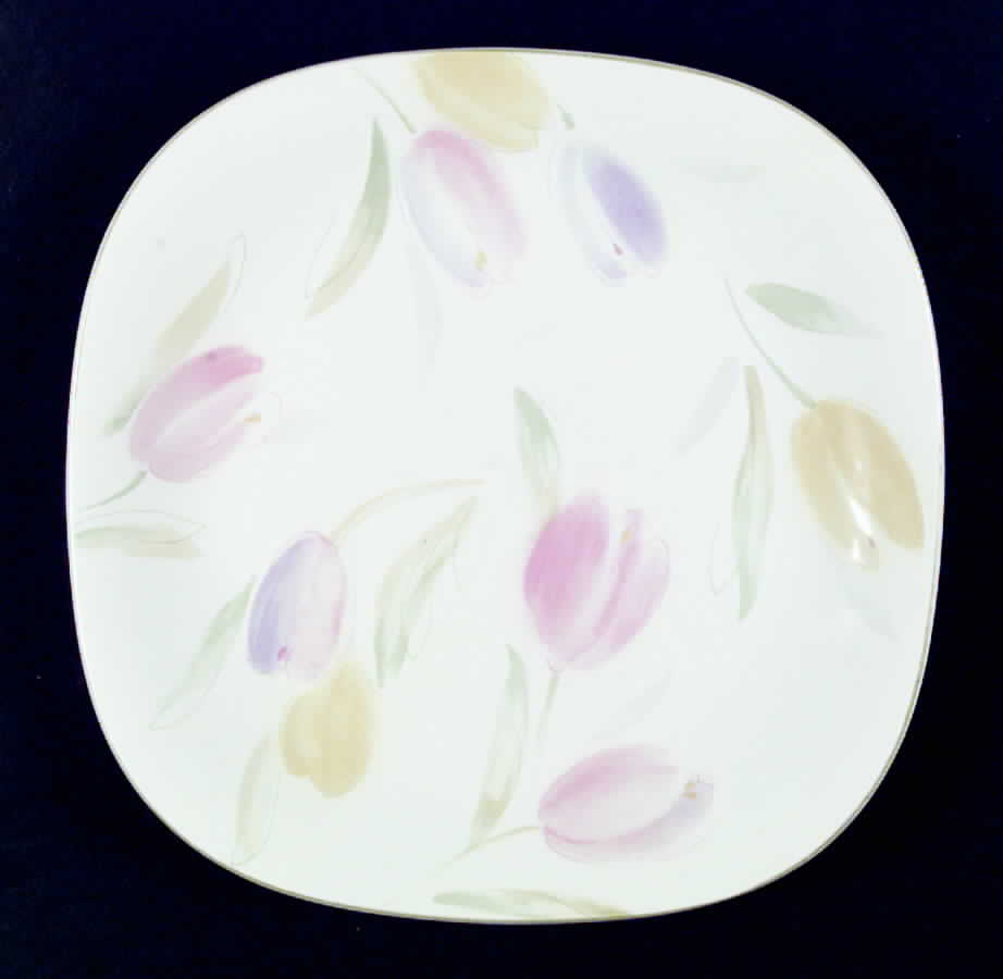 French Tulips Dinner Plate by Studio Nova-1