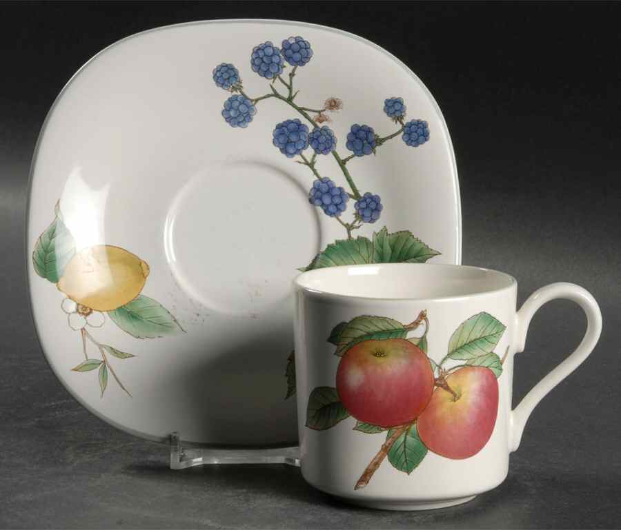 Harvest Grove Flat Cup & Saucer Set by Studio Nova-1
