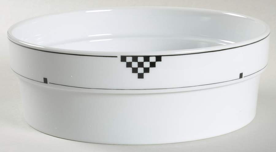 Herald Square Black 8" Round Vegetable Bowl by Studio Nova-1