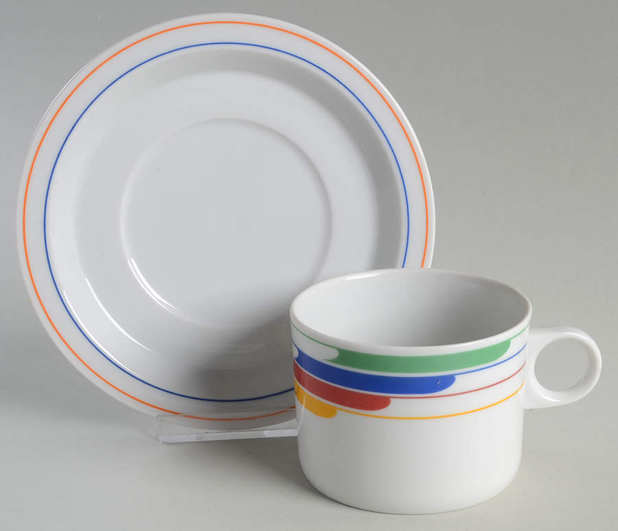 Hi Fi Flat Cup & Saucer Set by Studio Nova-1