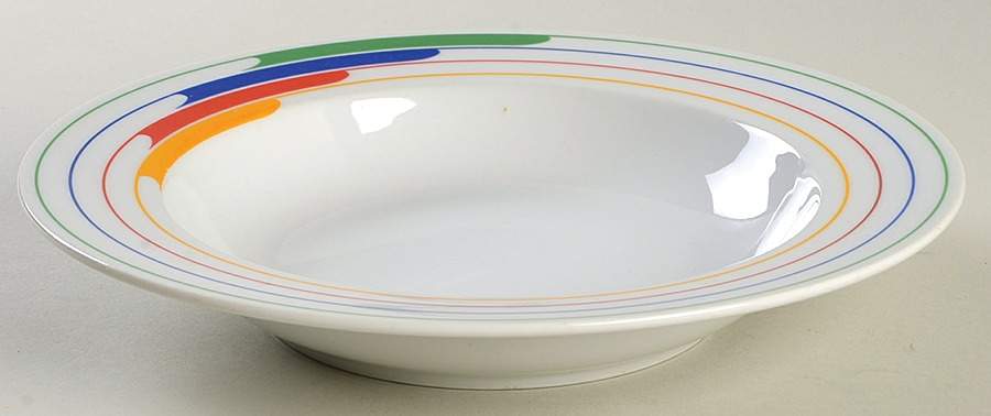 Hi Fi Large Rim Soup Bowl by Studio Nova-1