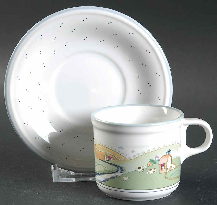 Homecoming Flat Demitasse Cup & Saucer Set by Studio Nova-1